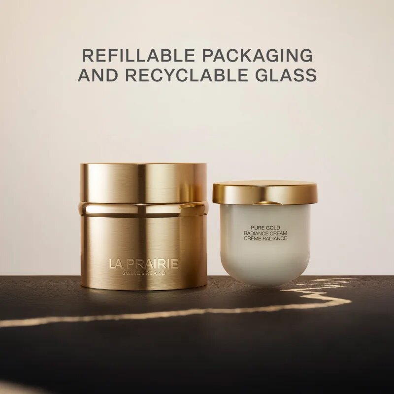 La Prairie Pure Gold Radiance Cream luxusní krém s vyživujícím účinkem refill 50 ml