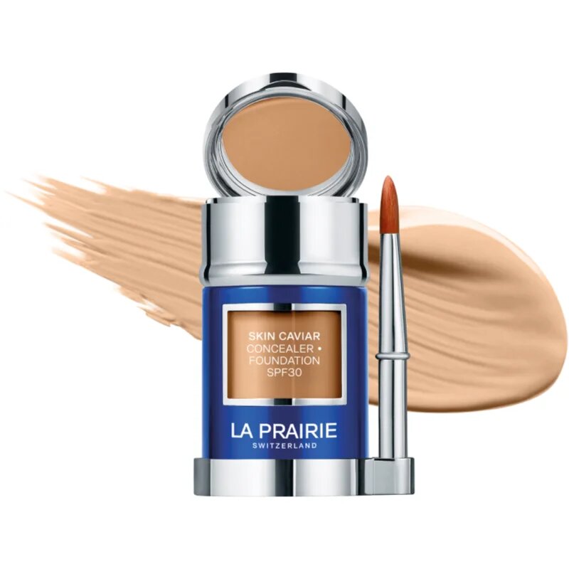 La Prairie Skin Caviar Concealer Foundation make-up a korektor SPF 30 odstín Golden Beige W-30 30 ml