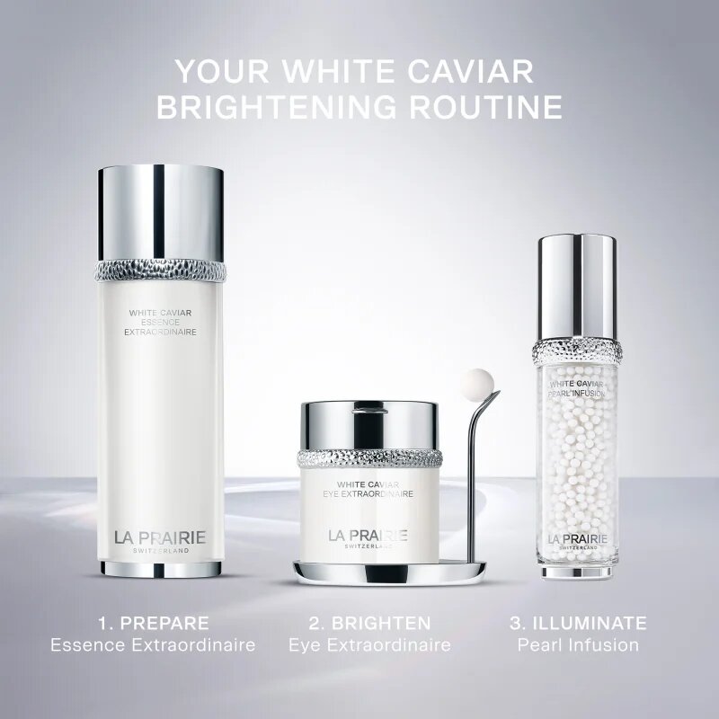 La Prairie White Caviar Essence Extraordinaire rozjasňující gel se zpevňujícím účinkem 150 ml