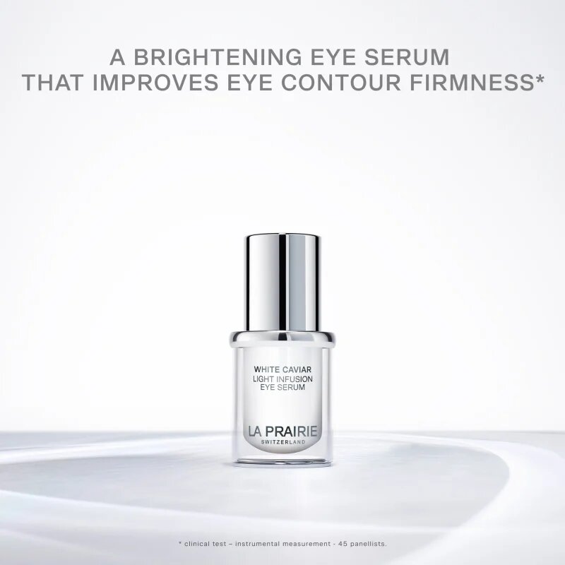 La Prairie White Caviar Light Infusion Eye Serum rozjasňující sérum na oční okolí 15 ml