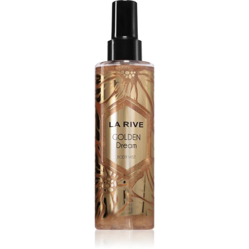 La Rive Golden Dream Body Mist tělový sprej se třpytkami pro ženy 200 ml