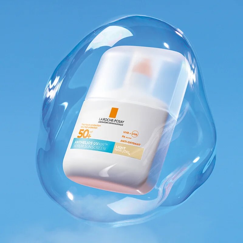 La Roche-Posay Anthelios UV Air Serum Sunscreen ochranné sérum pro všechny typy pleti SPF 50+ Light Natural 50 ml