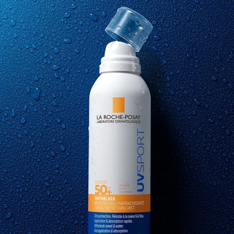 La Roche-Posay Anthelios UV Sport Invisible Refreshing Mist ochranná mlha pro všechny typy pokožky SPF 50+ 200 ml