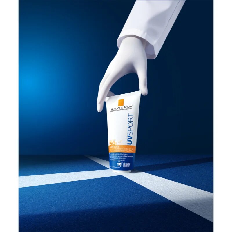 La Roche-Posay Anthelios UV Sport Sweat & Wet Pro-Resistance Lotion voděodolný ochranný krém pro sportovce SPF 50+ 200 ml