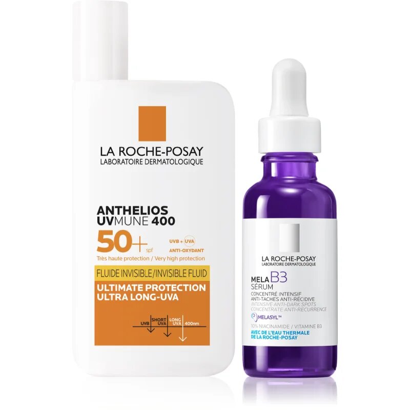 La Roche-Posay Bundles Anthelios + Mela B3 sada proti pigmentovým skvrnám