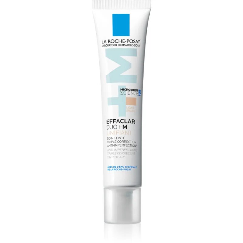 La Roche-Posay Effaclar DUO+M Unifiant lehký tónovací krém s hydratačním účinkem odstín Light 40 ml