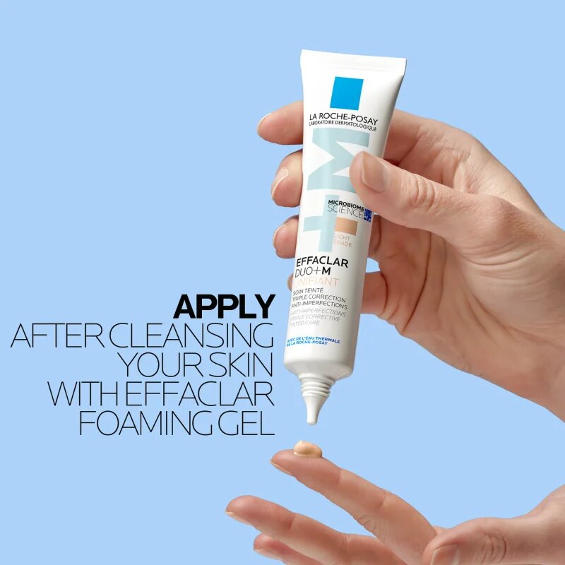 La Roche-Posay Effaclar DUO+M Unifiant lehký tónovací krém s hydratačním účinkem odstín Light 40 ml