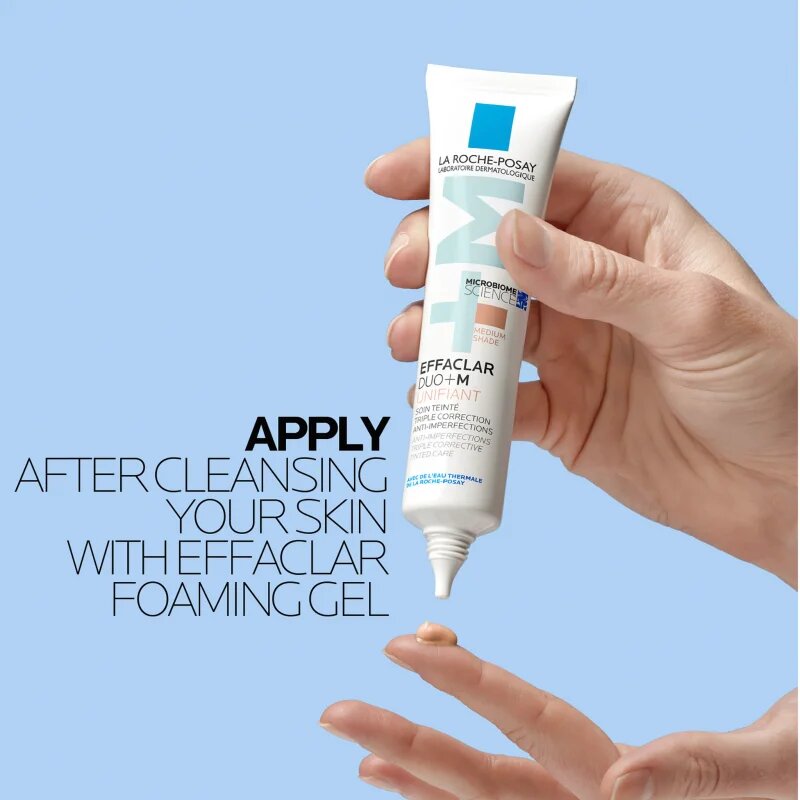La Roche-Posay Effaclar DUO+M Unifiant lehký tónovací krém s hydratačním účinkem odstín Medium 40 ml