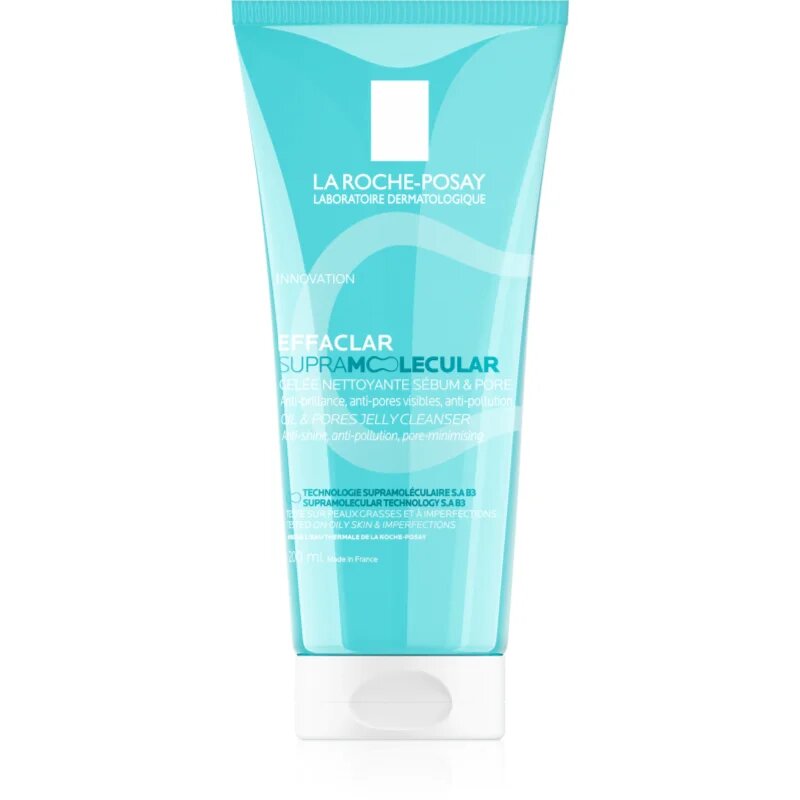 La Roche-Posay Effaclar Supramolecular čisticí gel proti lesknutí pleti a rozšířeným pórům 200 ml