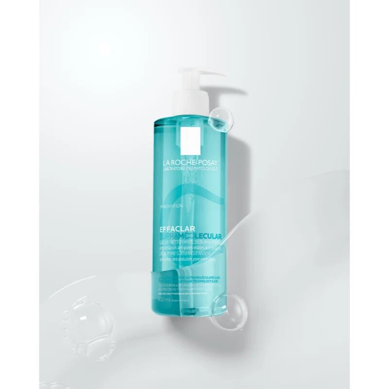 La Roche-Posay Effaclar Supramolecular čisticí gel proti lesknutí pleti a rozšířeným pórům 400 ml