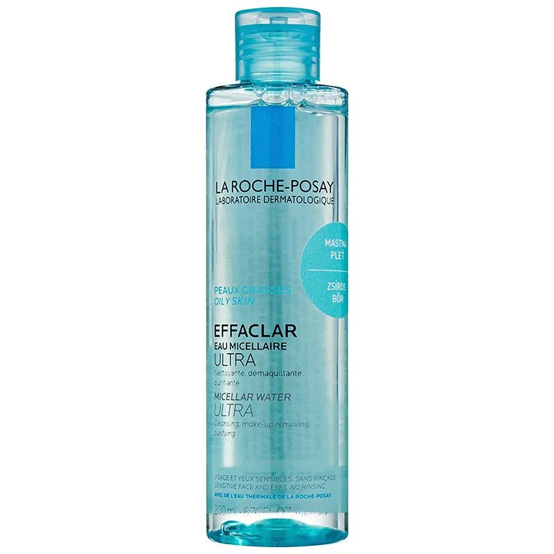 La Roche-Posay Effaclar Ultra čisticí micelární voda pro problematickou pleť akné 200 ml