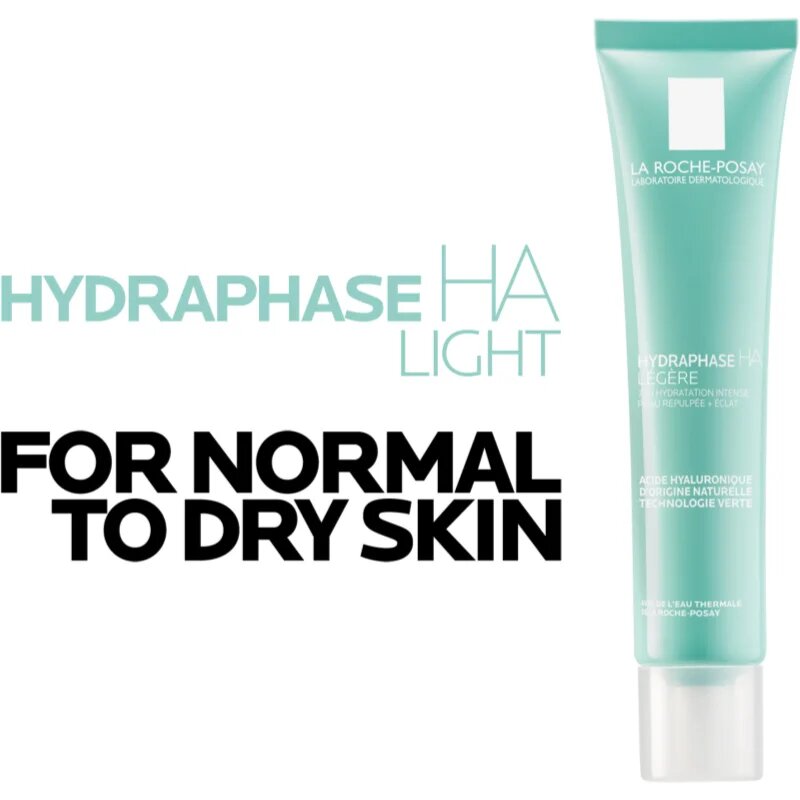 La Roche-Posay Hydraphase HA Hyaluronic Acid Light Moisturiser lehký hydratační krém s kyselinou hyaluronovou 40 ml