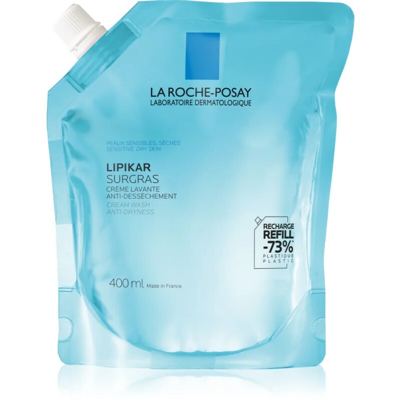 La Roche-Posay Lipikar Surgras sprchový krém – náhradní náplň 400 ml