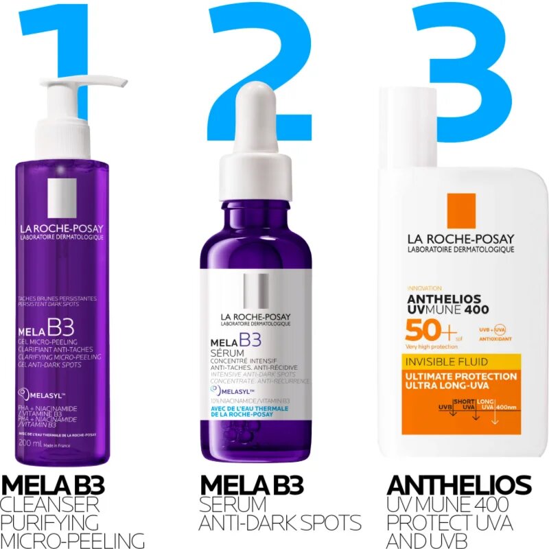 La Roche-Posay Mela B3 čisticí pleťový gel pro sjednocení barevného tónu pleti 200 ml