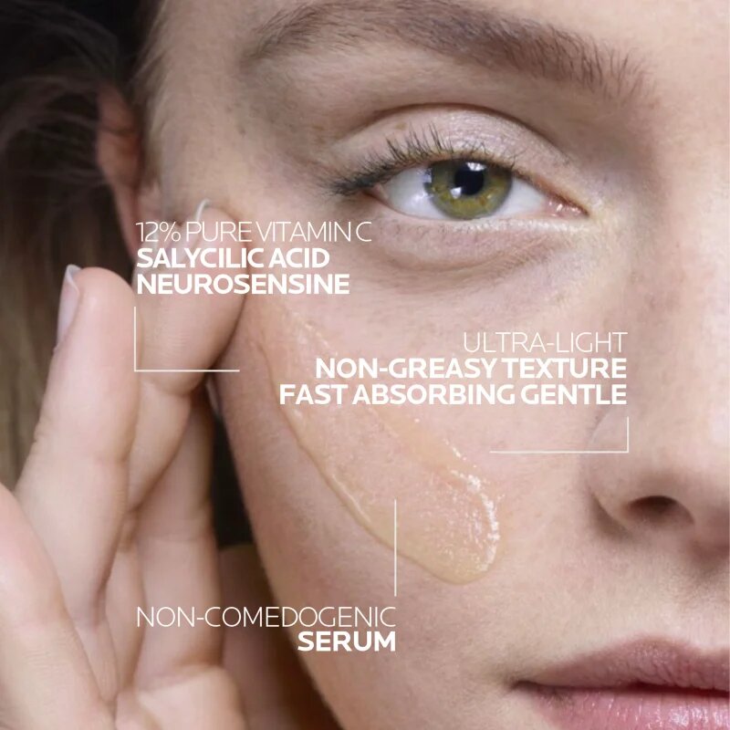 La Roche-Posay Pure Vitamin C12 rozjasňující sérum s vitaminem C proti vráskám 30 ml