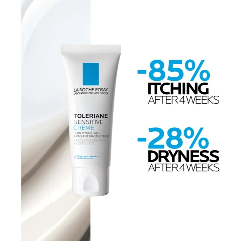 La Roche-Posay Toleriane Sensitive prebiotický hydratační krém pro zmírnění citlivosti pleti 40 ml