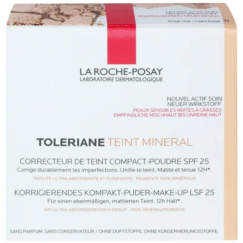 La Roche-Posay Toleriane Teint Mineral minerální pudrový make-up SPF 25 odstín 11 Light Beige 9.5 g