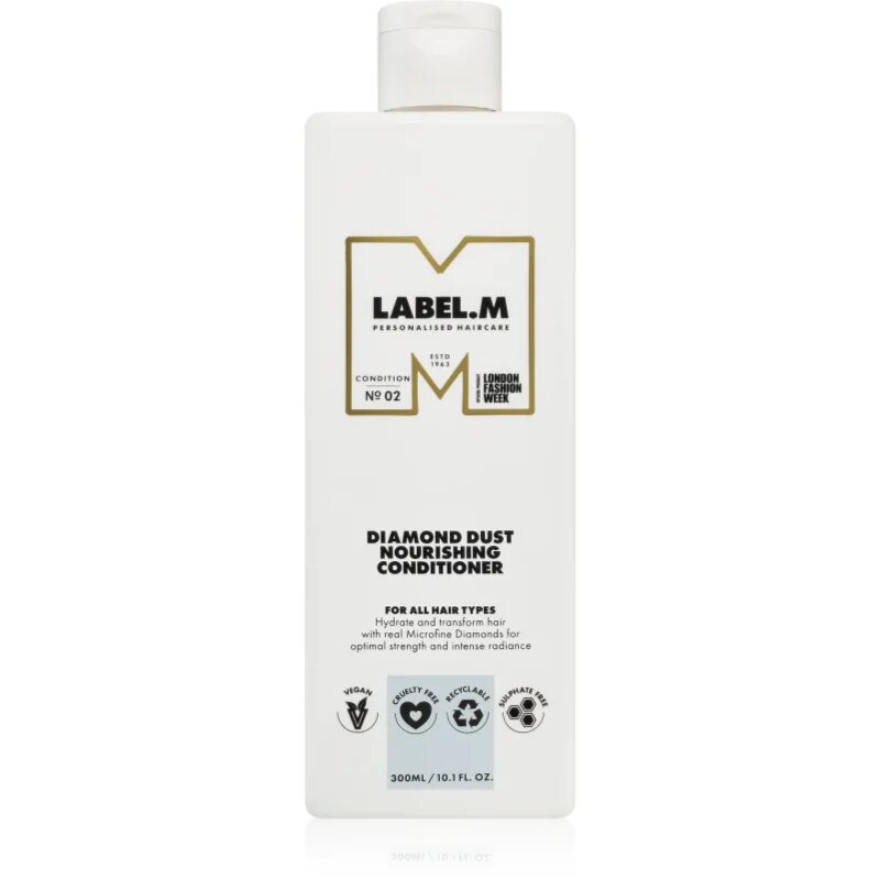 label.m Diamond Dust výživný kondicionér pro všechny typy vlasů 300 ml