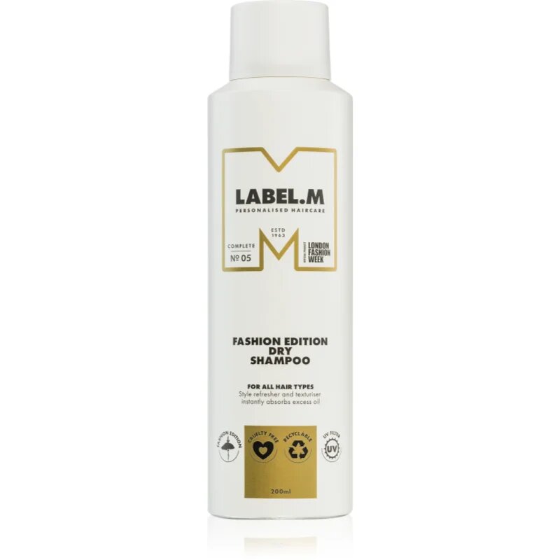 label.m Fashion Edition suchý šampon pro blond vlasy 200 ml
