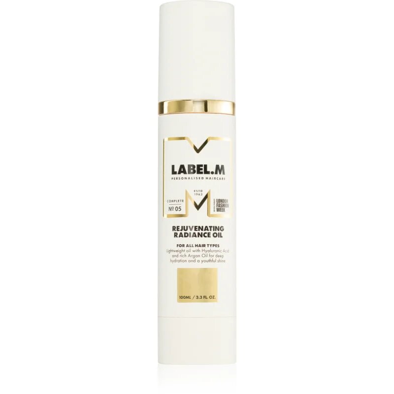 label.m Rejuvenating Radiance Oil lehký olej na vlasy 100 ml