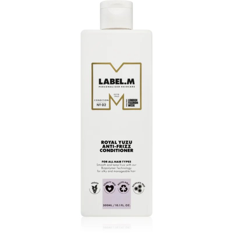 label.m Royal Yuzu kondicionér pro nepoddajné a krepatějící se vlasy 300 ml
