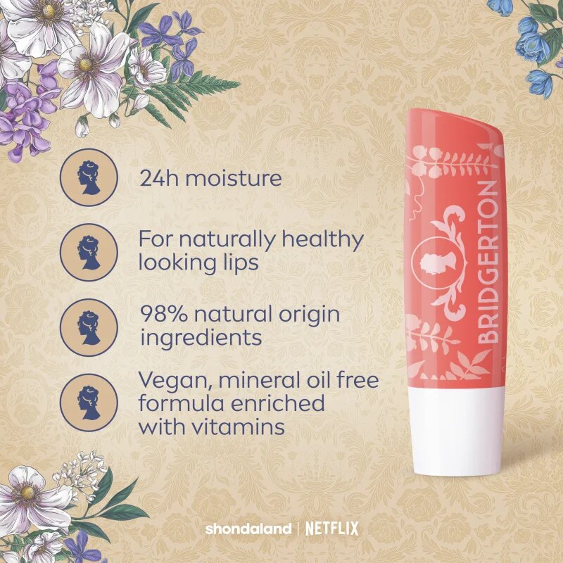 Labello Bridgerton Peach tónovací hydratační balzám na rty 4.8 g