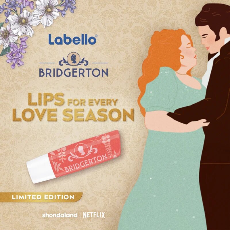 Labello Bridgerton Peach tónovací hydratační balzám na rty 4.8 g