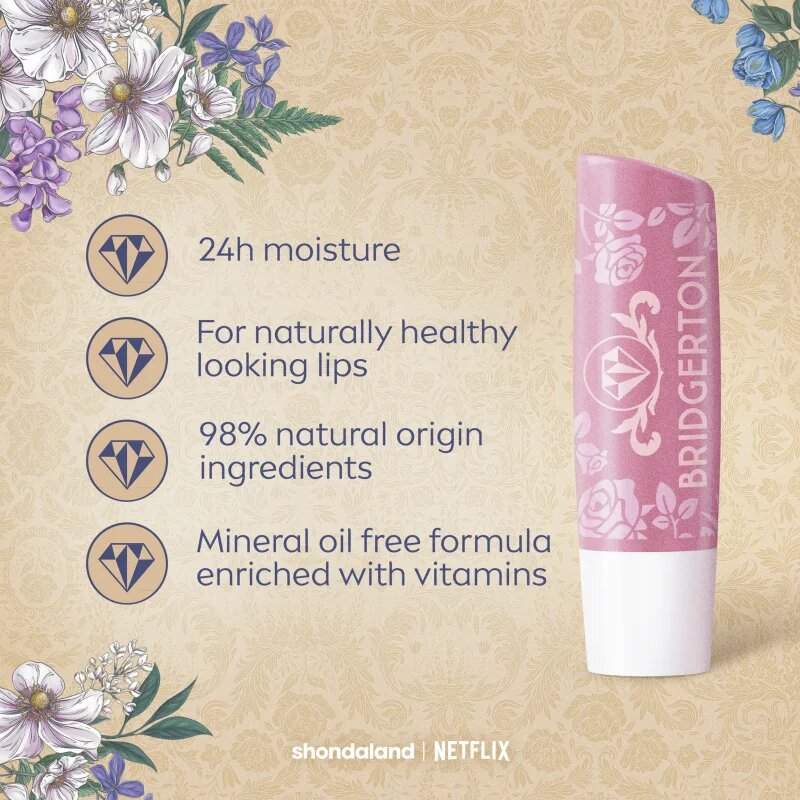 Labello Bridgerton Rose tónovací hydratační balzám na rty 4.8 g