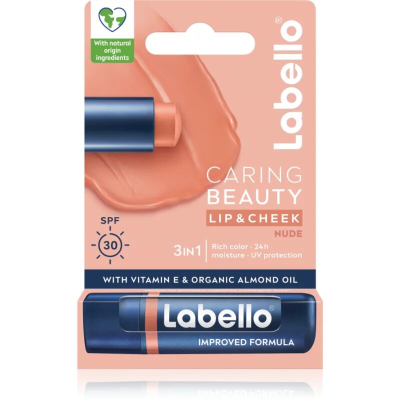 Labello Caring Beauty tónovací balzám na rty odstín Nude 48 ml