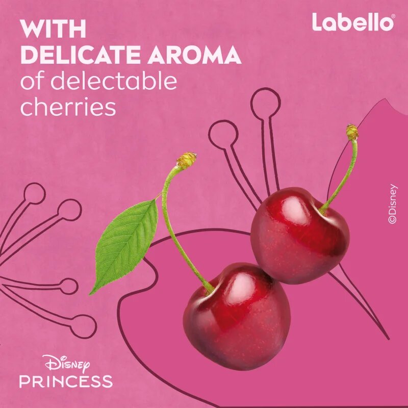 Labello Disney Princess Cherry Shine hydratační balzám na rty 4.8 g