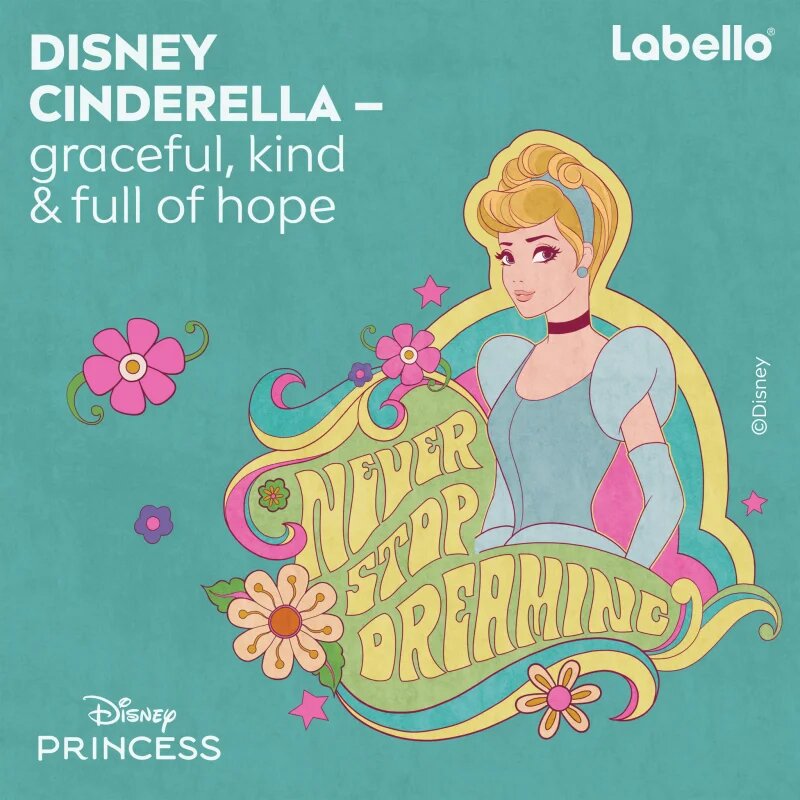 Labello Disney Princess Vanilla Buttercream hydratační balzám na rty 4.8 g