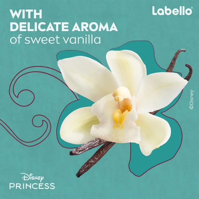 Labello Disney Princess Vanilla Buttercream hydratační balzám na rty 4.8 g