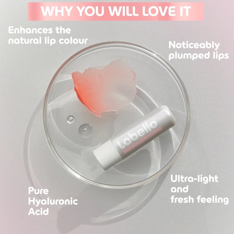 Labello Hyaluron Rose balzám na rty 5.2 g