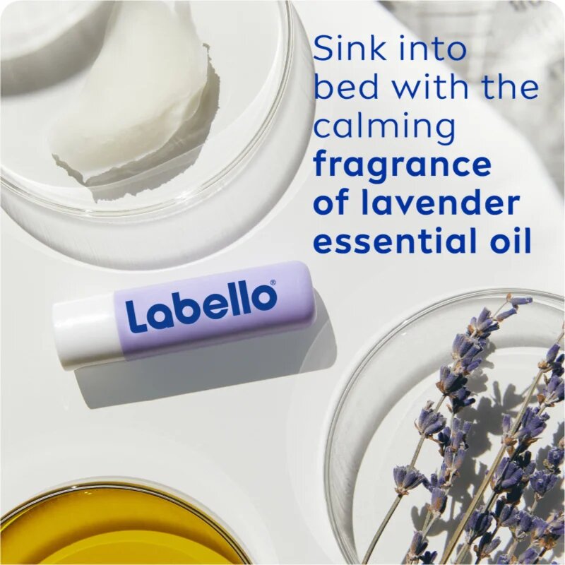 Labello Over Night Care regenerační balzám na rty s levandulí 4.8 g