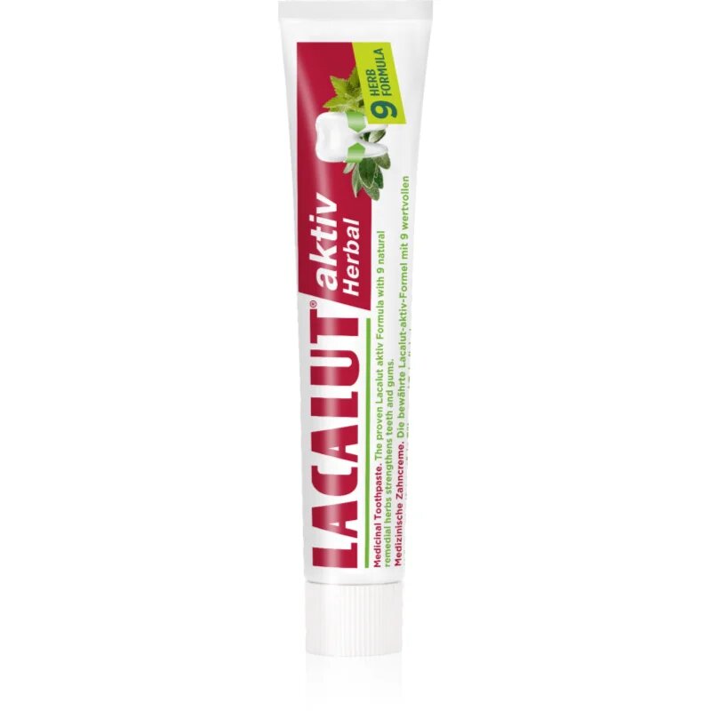 Lacalut Aktiv Herbal pasta pro posílení zubů a dásní 75 ml