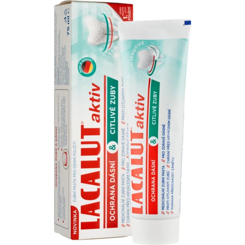 Lacalut Aktiv zubní pasta pro ochranu zubů a dásní 75 ml