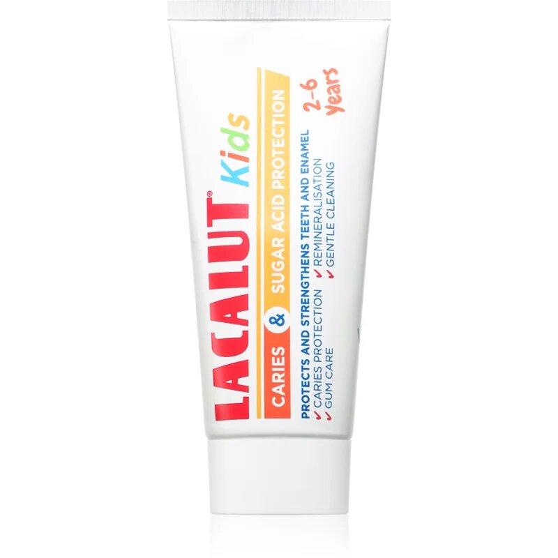 Lacalut Kids Caries and Sugar Acid Protection dětská zubní pasta 2-6y 55 ml
