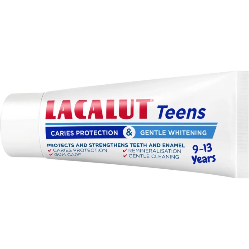 Lacalut Teens Caries Protection & Gentle Whitening zubní pasta pro děti 9-13 years 55 ml