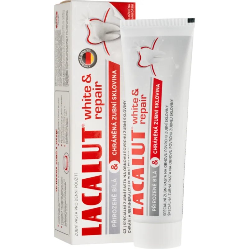 Lacalut White & Repair zubní pasta pro obnovení zubní skloviny 75 ml