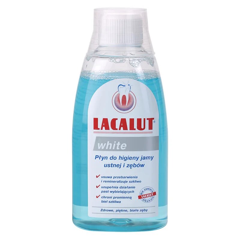 Lacalut White ústní voda s bělicím účinkem 300 ml