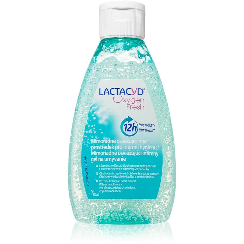 Lactacyd Oxygen Fresh osvěžující čisticí gel na intimní hygienu 200 ml