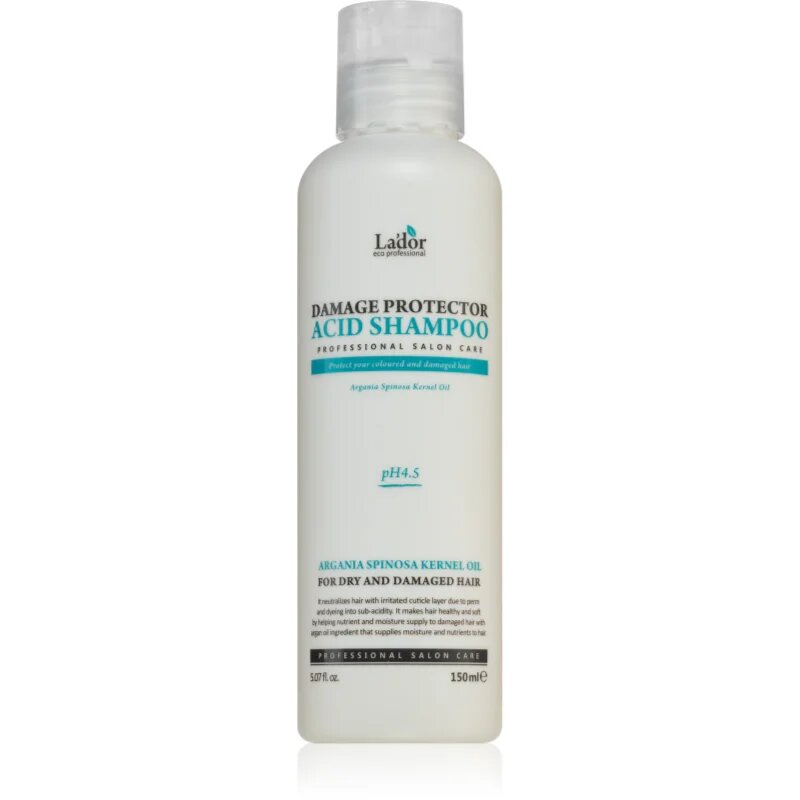 La'dor Damage Protector Acid Shampoo hloubkově regenerační šampon pro suché poškozené a chemicky ošetřené vlasy 150 ml