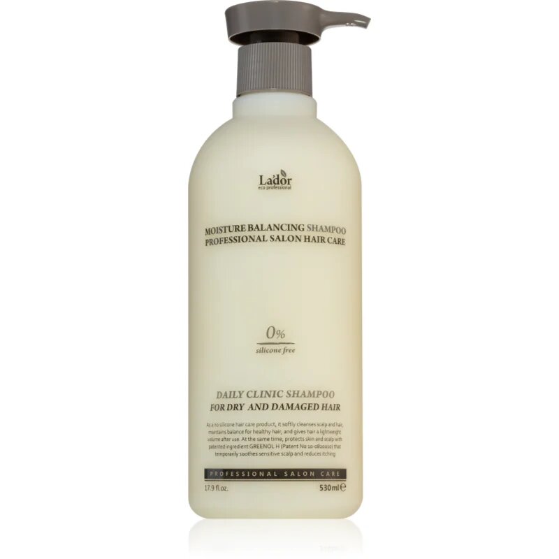 La'dor Moisture Balancing hydratační šampon pro suché a poškozené vlasy 530 ml