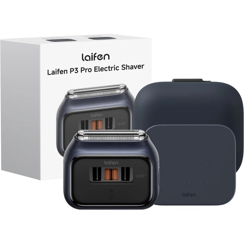Laifen P3 Pro elektrický holicí strojek dárková sada Dark Blue 1 ks