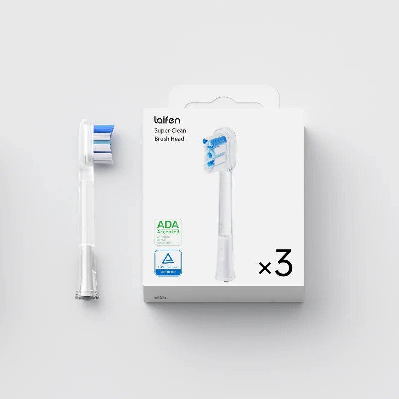Laifen Super-Clean Transparent 2.0 náhradní hlavice 3 ks