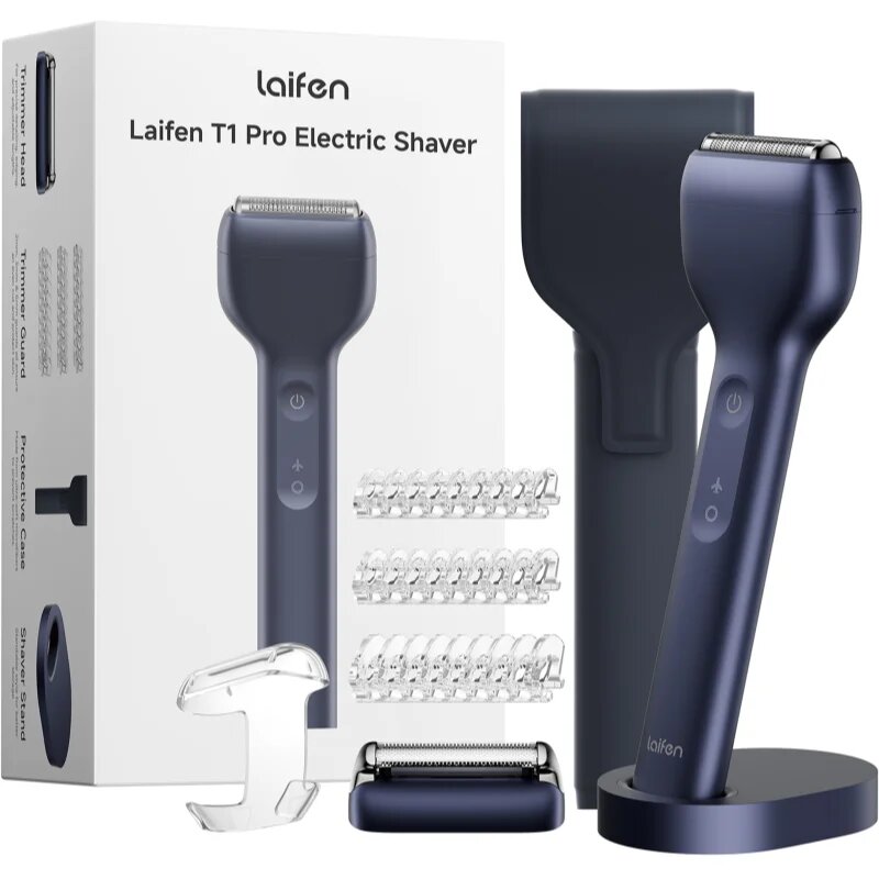 Laifen T1 Pro Giftbox elektrický holicí strojek dárková sada Dark Blue 1 ks