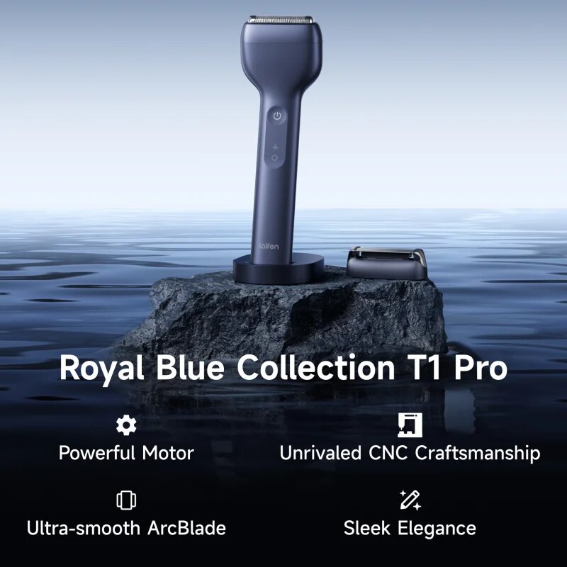Laifen T1 Pro Giftbox elektrický holicí strojek dárková sada Dark Blue 1 ks