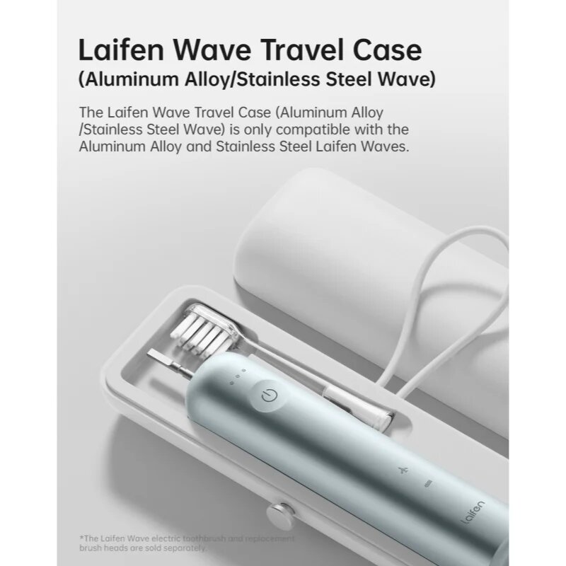 Laifen Wave cestovní pouzdro na zubní kartáček for models: Wave Aluminium LFTB01-A and Stainless Steel LFTB01-S 1 ks
