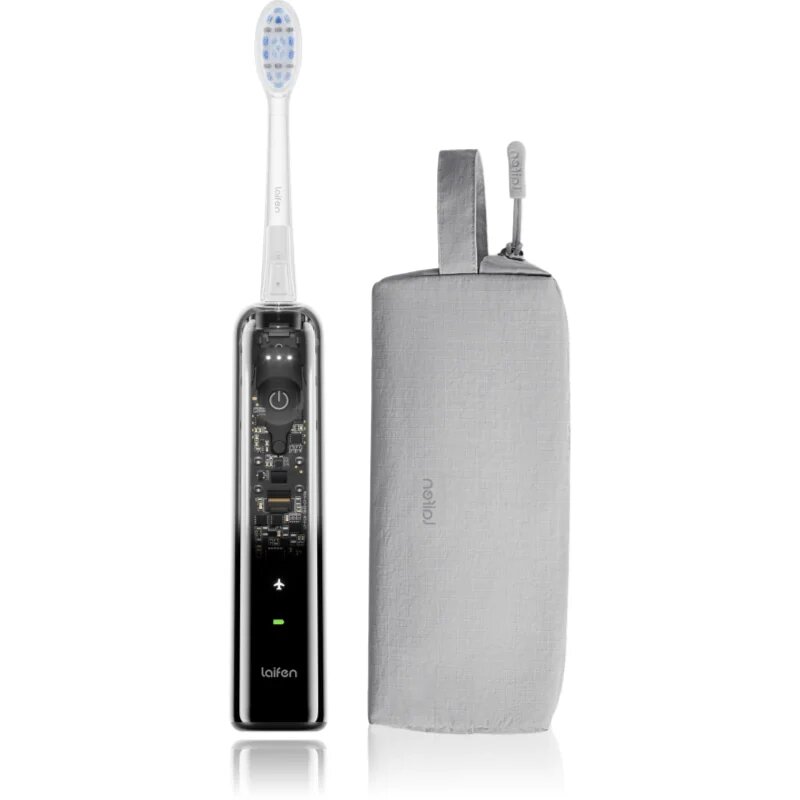 Laifen Wave Pro LFTBO2-PT ABS Transparent elektrický zubní kartáček Black 1 ks