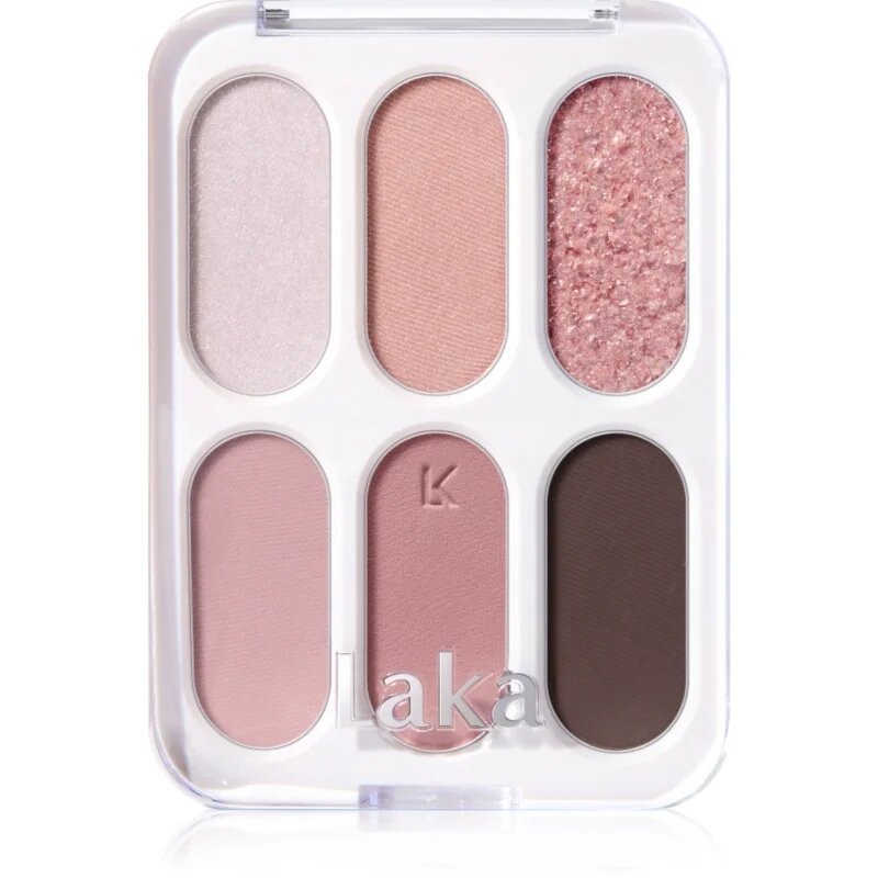 Laka Forever6 Eye Palette paletka očních stínů odstín 03 Prim Rose 7 g